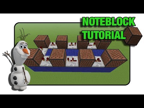 Frozen "Do You Wanna Build A Snowman" Doorbell - Note Block "Tutorial" (Minecraft Xbox/Ps3)