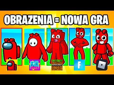 MINECRAFT ALE OBRAŻENIA = ZMIANA GRY!