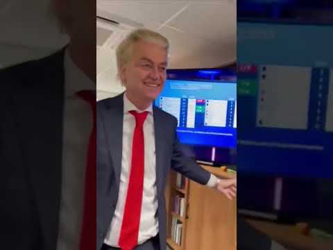 Dutch far-right leader celebrates result