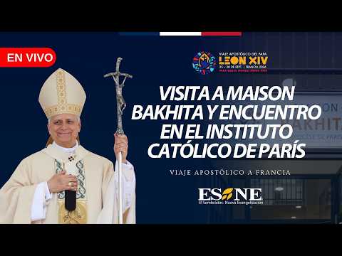 El Santo Padre con los miembros de la Asamblea Sinodal,  Instituto Católico de París 🇫🇷 | EN VIVO