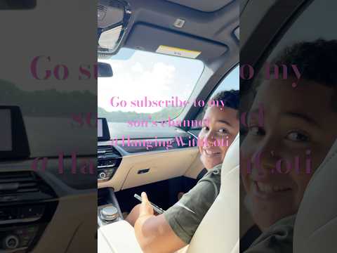 Please subscribe to my son’s channel @hangingwithcoti #son #parenting #mom #momlife #dad