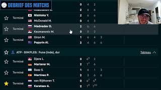 PRONOS TENNIS R2 ATP ADÉLAIDE ET QUARTS DE FINALES ATP PUNE ET ON PARLE UN PEU DE LA WTA!!!