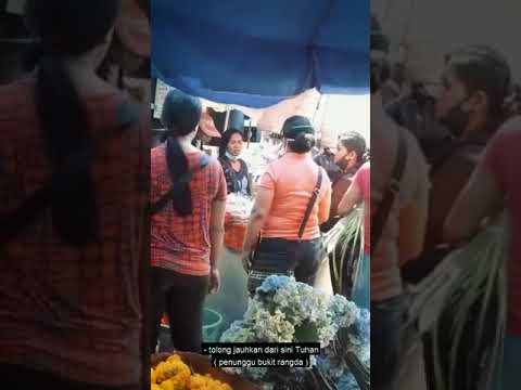 VIRAL! KERASUKAN KARENA WABAH VIRUS CORONA DI PASAR WANGAYA BALI