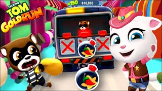 TALKING TOM GOLD RUN CANIVEL ANGELA VS BOSSFIGHT GAME FUN - ANDROID IOS MOBILE GAMEPLAY