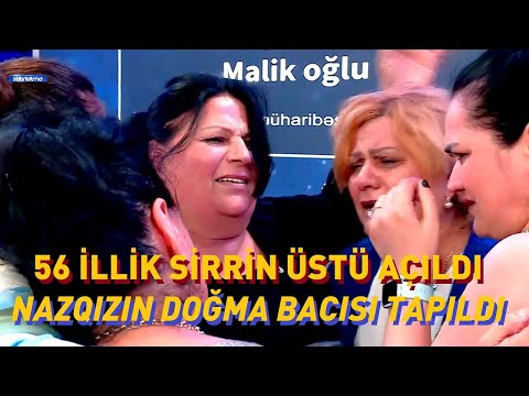 56 illik sirr studiyada açıldı! Nazqızın doğma bacıları tapıldı! / Seni axtariram 03.07.2025