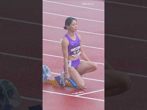 문시연(<strong>김포시청</strong>) #athletics #문시연 #여자육상 #relay #trackandfield #shorts