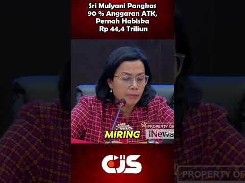 Sri Mulyani Pangkas 90 Persen Anggaran ATK, Pernah Habiskan Rp 44,4 Triliun