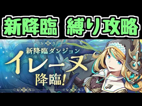 【生放送】新ダンジョン イレーヌ降臨を初見縛り攻略する！！【パズドラ】