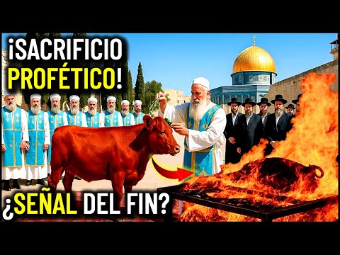 ¡URGENTE! Sacrifican Novilla Roja en Israel: ¿Se Activa la Profecía del Tercer Templo… y la Bestia?