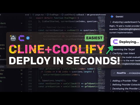 Cline,Roo,Cursor + Coolify: This is HOW I Deploy AI Generated APPS EASILY!