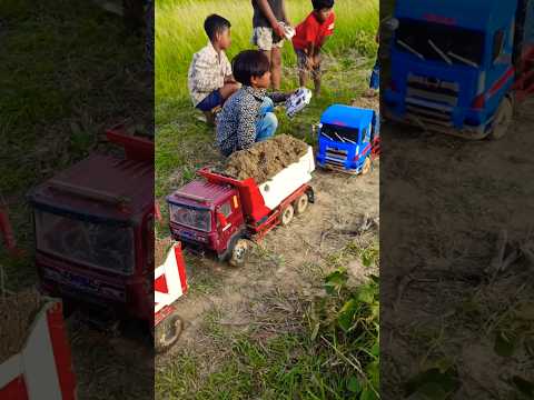 RC DUMP TRUCK PARADE – Construction Squad on the Move #shortvideo #automobile #rctoy #rc #viral #us