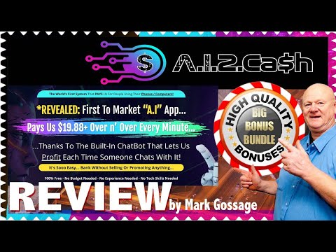 Ai2Cash Review With Walkthrough Demo and 🚦 MASSIVE NEVER ENDING Ai 2 Cash 🤐 Bonuses 🚦