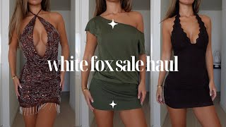 WHITE FOX SALE TRY ON HAUL + 30% OFF CODE!