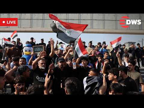LIVE: Baghdad Demonstrators Rally In Tahrir <strong>Square</strong> <strong>For</strong> Reform And Accountability | DWS News | AC14