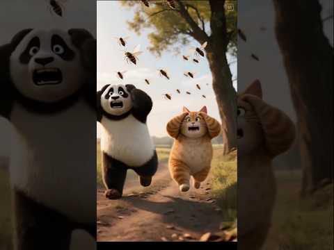 This single monkey takes revenge on the lion and the wolf.||😜😱#shorts #youtubeshorts