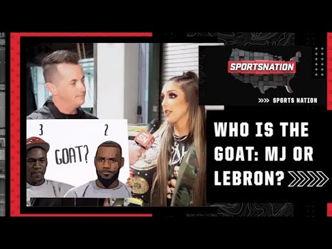 Jason Fitz asks AEW: Who’s the GOAT….MJ or LeBron?  | SportsNation video clip 