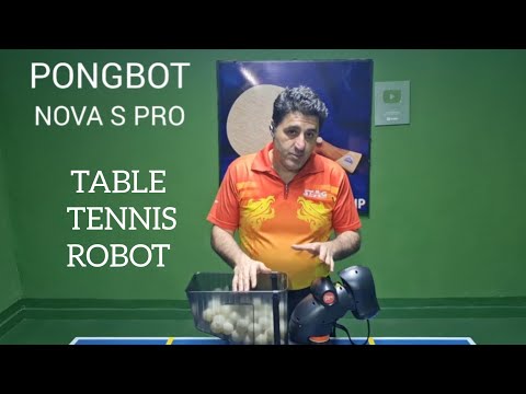 Pongbot Nova S Pro - Smart Table Tennis Training Robot