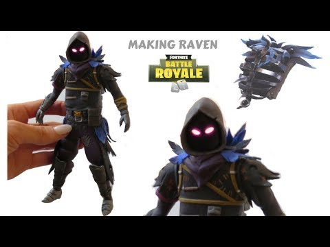 RAVEN FORTNITE COLD PORCELAIN CLAY TUTORIAL