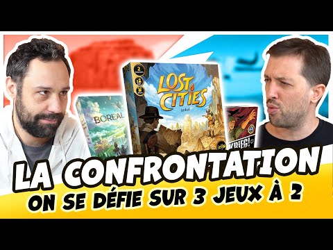 La confrontation. On s'affronte sur 3 jeux à 2. Première Partie.