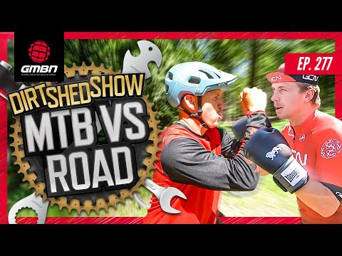Mountain Biking Vs Road Cycling - How To Get Into Riding | Dirt Shed Show Ep. 277