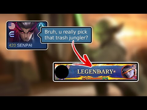 He Didn't Like My Jungler Choice, But Then This Happened | Mobile Legends