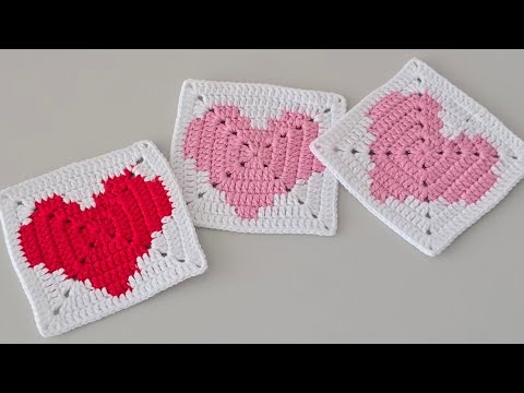 Master the Art of Crochet Heart Granny Square with These Simple Steps!