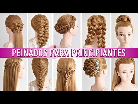 10 PEINADOS FACILES para ESTE 2025 | Easy hairstyles | Trenza cascada paso a paso