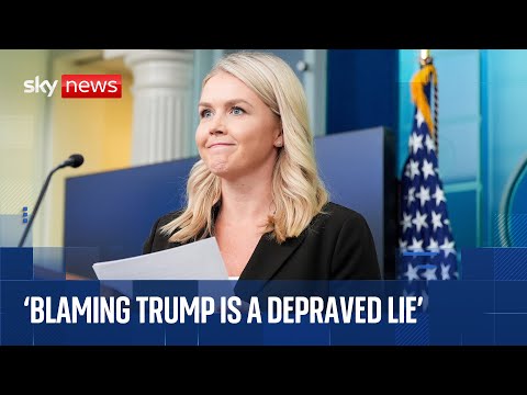 White House press secretary Karoline Leavitt asked about the Texas flood alerts