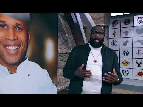 CHAMPIONSHIP RECIPE?! Kendrick Perkins & Richard Jefferson cook it up  | NBA Today video clip