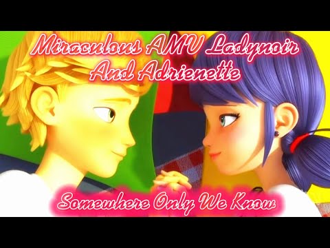 Miraculous Ladybug AMV | Somewhere Only We Know | Adrienette | Ladynoir | Season 5 | 100k special