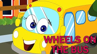 Wheel on Bus Song + ABC Song For Kids Learn ABC - KidsTV123