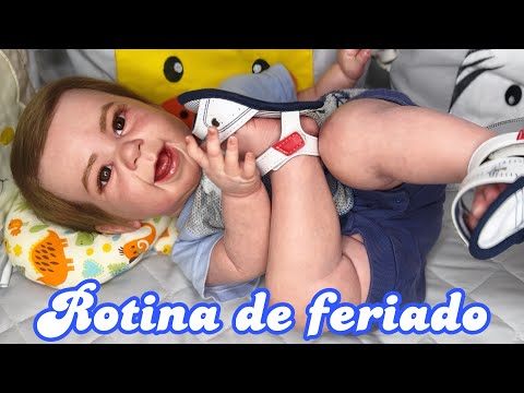 MEU BEBÊ REBORN QUER PASSEAR NO FERIADO! PAPAI REBORN PETER TOYS