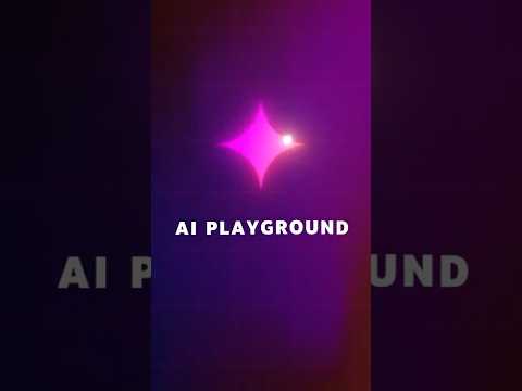 Create with AI Playground on YouTube Shorts 🪄