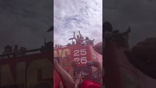 Arsenal’s Title Parade! From This View… To THIS Moment 😍🏆❤️ #arsenal #northlondonforever #arteta