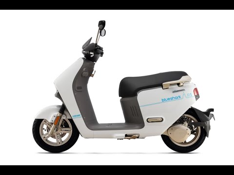 Blueshark R1 Model 80 5kw 50mph Electric Motorcycle Ride-Review. Better than NIU? : Green-Mopeds.com