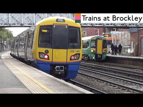 London Overground, Thameslink, and Southern: Trains at Brockley