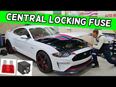 FORD MUSTANG CENTRAL LOCKING FUSE LOCATION 2015 2016 2017 2018 2019 2020 2021 2022 2023