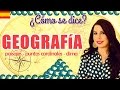 Exploring Geography Vocabulary in Spanish