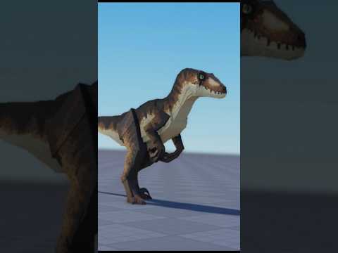 New Remodel Velociraptor Jurassic Blocky in Roblox