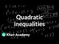 Understanding Quadratic Inequalities and Expressions