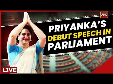 Priyanka Gandhi's First Speech At Lok Sabha | Debate On Constitution In Parliament | India Today