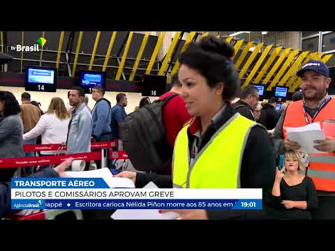 Pilotos e comissários de voo fazem greve a partir de segunda-feira