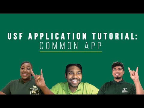 USF Application Tutorial | Common App | University of...