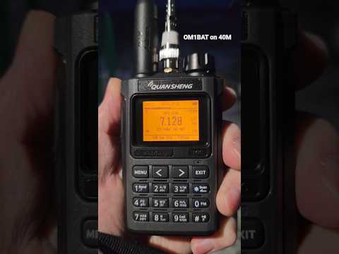 OM1BAT on 40M Quansheng UV-K1 Modded S14732 #hamradio #quansheng #uvk1 #si4732 #modification - OM0ET