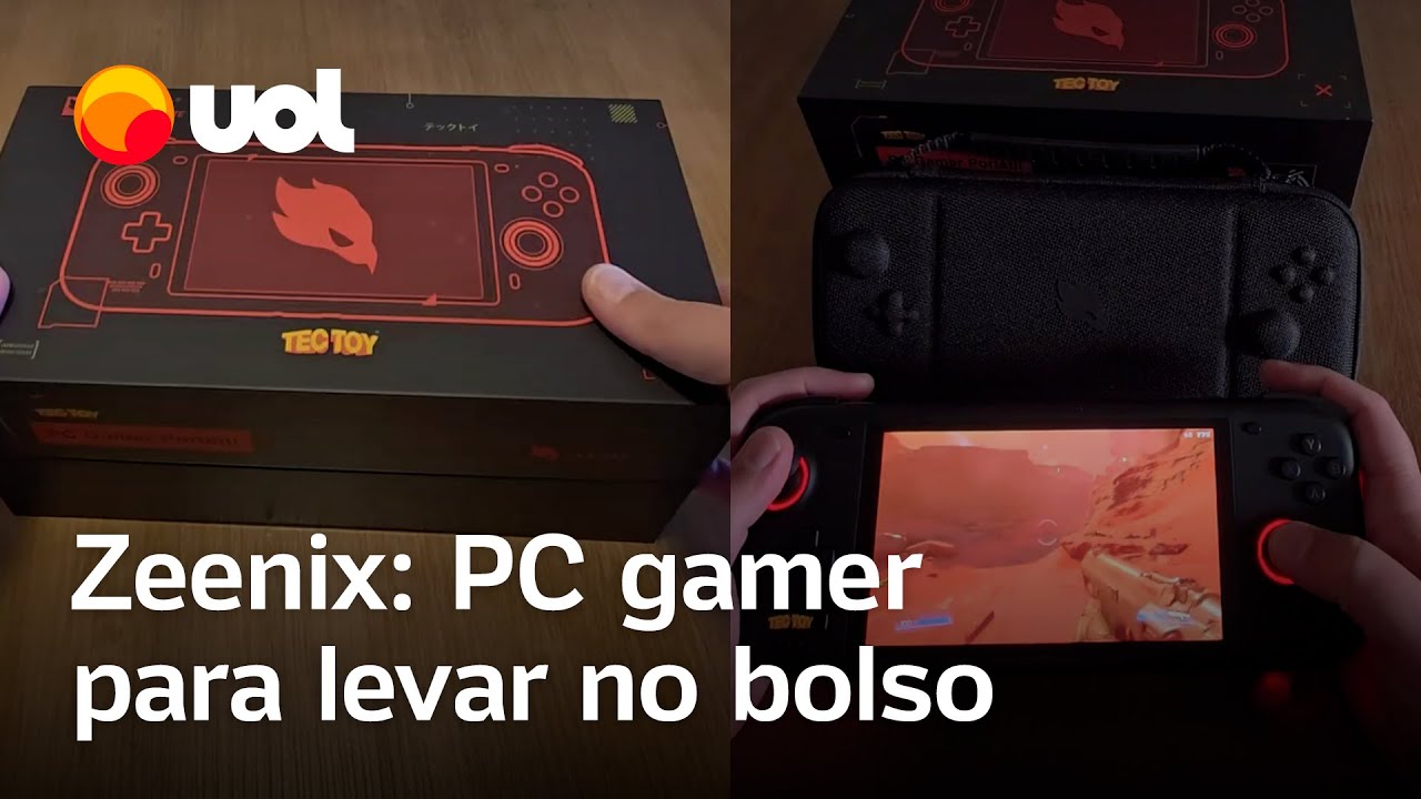 Testamos o Zeenix Lite PC gamer que dá para levar no bolso