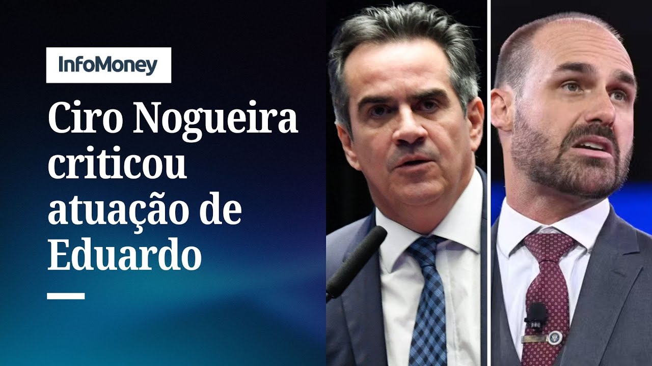 Ciro Nogueira Eduardo Bolsonaro nos EUA foi prejuízo gigantesco para nosso projeto | InfoMoney News