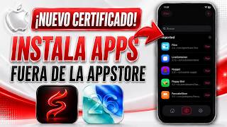 ¡NUEVO CERTIFICADO SCARLET 😱! Instala Apps FUERA de la APPSTORE en CUALQUIER Versión de iOS