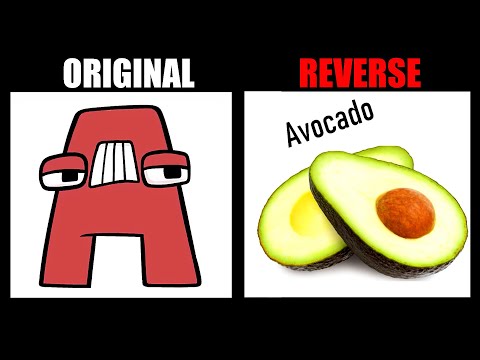 Revese Alphabet Lore But in Fruit (A-Z..) | Alphabet Lore Meme Animation - TDC Lore