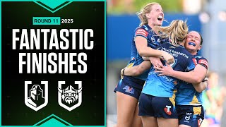 Best NRLW finishes of 2025: Titans v Raiders - Round 11
