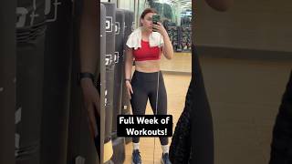 Full week of workouts in my life! #workout #fitness #eating #foodie #health #running #food